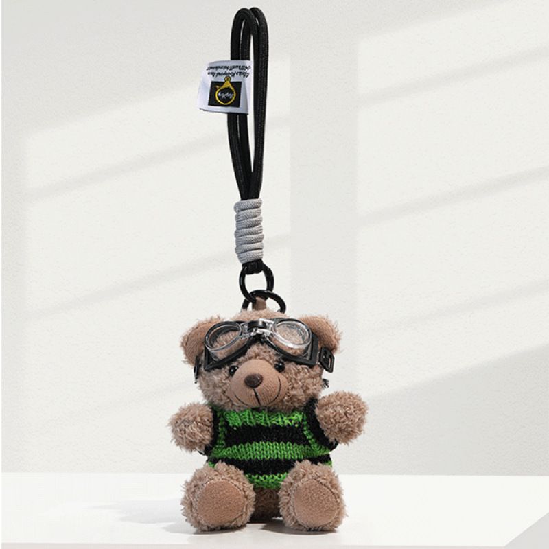 Kleine Bär Tasche Dekoration High-End DIY Puppe Rucksack Anhänger Plüsch Spielzeug_voghion.com