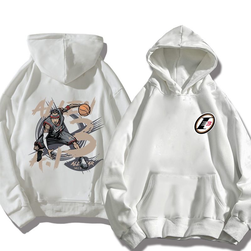 370G Basket Sport Everson Dribbling Felpa con cappuccio a maniche lunghe Etichetta di moda unisex autunno/inverno vestibilità ampia_voghion.com