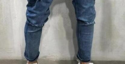 Miesten hihnahaalari Muoti Denim Housut Housut_voghion.com