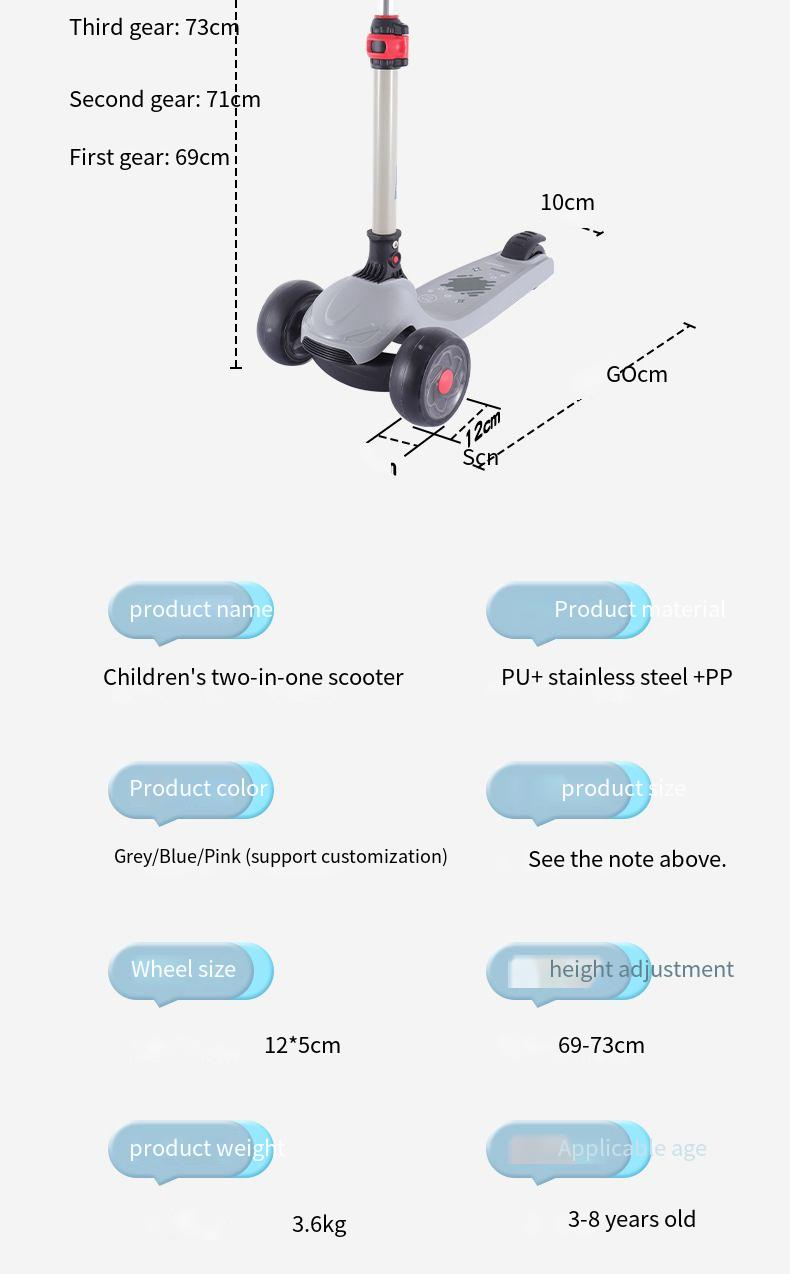 2-12 jahre alt kinder roller outdoor pedal roller PU-flash-räder können lift roller_voghion.com