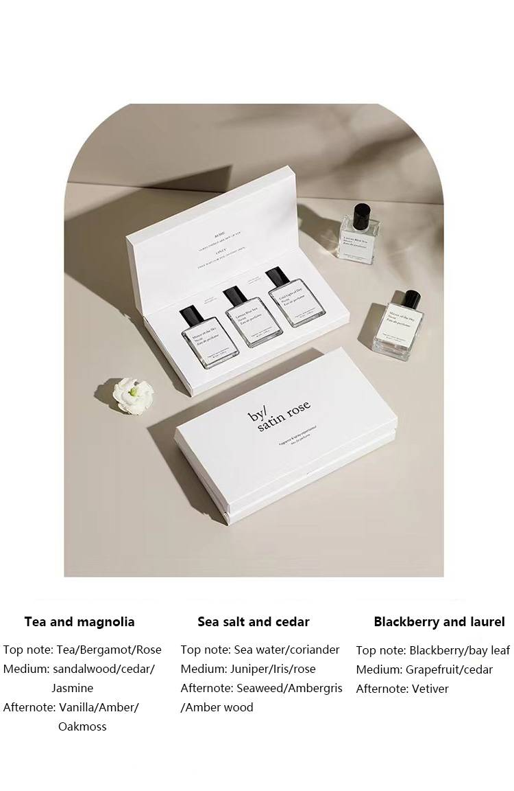 Nischen-Ins Wind Sun Moon Tide Duft 3 Flaschen Ball Rolling Parfüm für Männer und Frauen Geschenkset_voghion.com