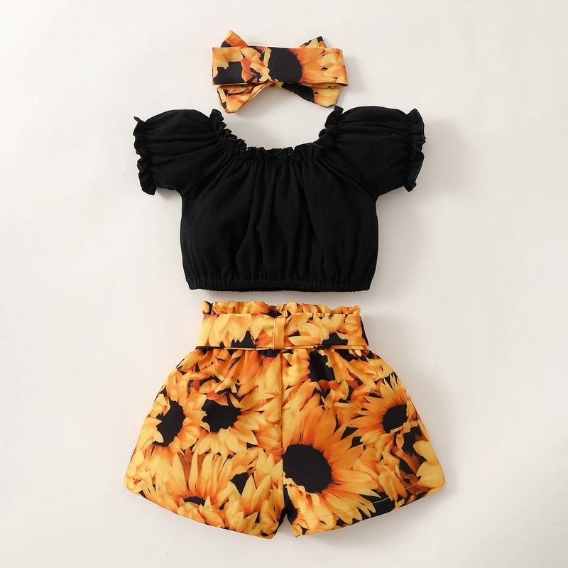 Top a maniche corte con fiocco per mamma e bambini, pantaloncini, pantaloni e completi_voghion.com