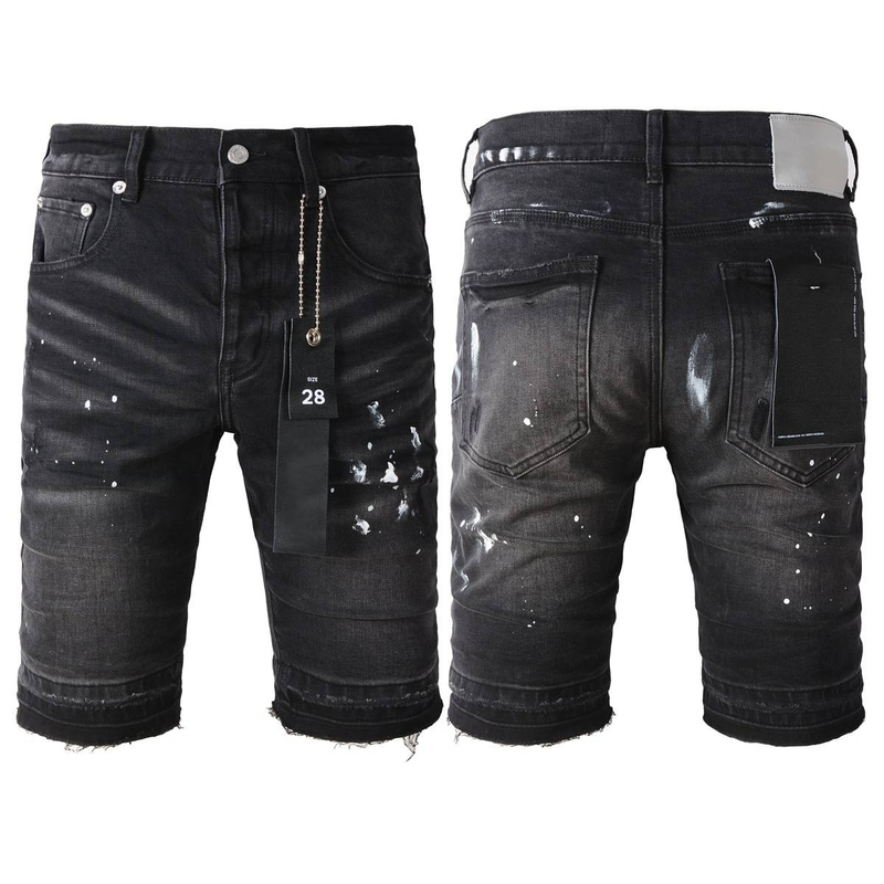 Distressed Light Wash Denim Shorts - High Waist Casual Streetwear Jeans For Women & Men (Multiple Colors & Sizes Available)_voghion.com