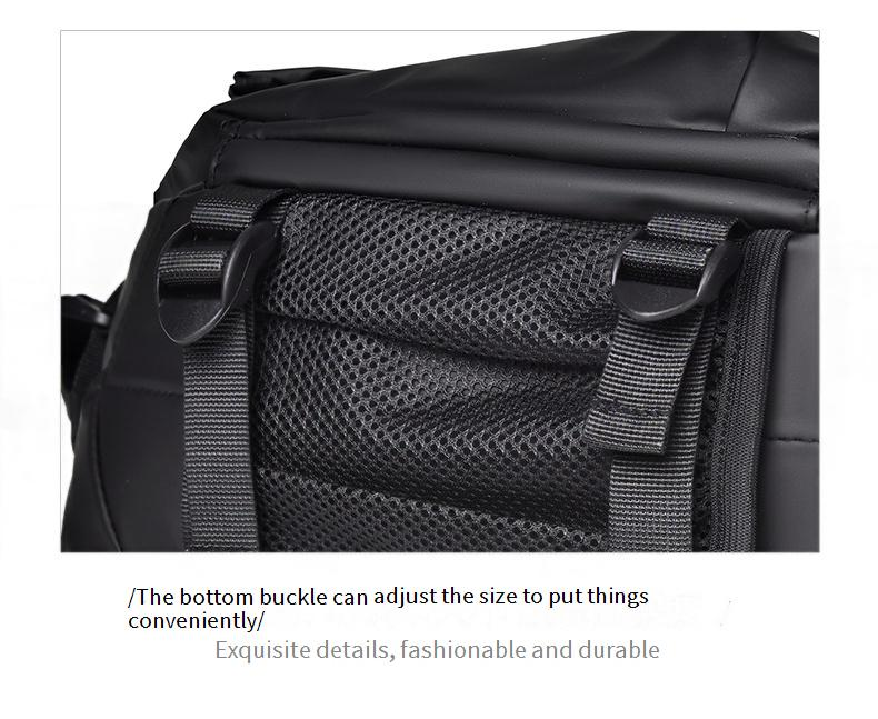 Bolsa tiracolo masculina à prova d'água para iPad, mochila de peito multifuncional com alça ajustável, bolsa de mensageiro de nylon estilosa para ciclismo e deslocamento diário_voghion.com