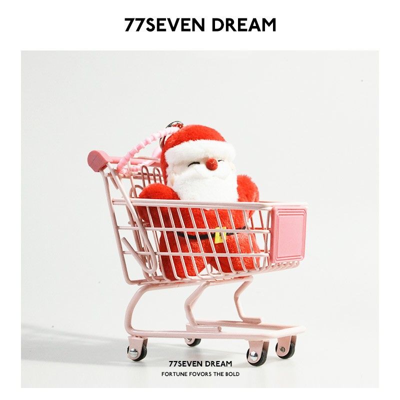 Schlüsselanhänger Weihnachtsmann Rucksack Anhänger Niedliche Plüschpuppe Auto Schlüsselanhänger Süße Atmosphäre Weihnachtsbaum Geschenk_voghion.com