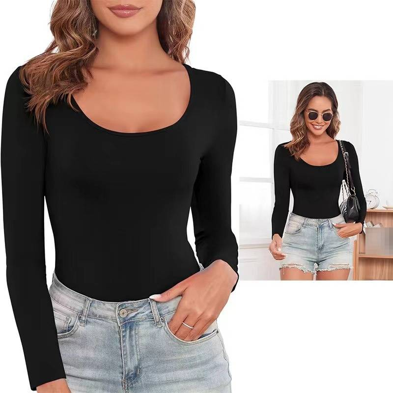 Nahtloser Shapewear-Body für Damen – Hochgeschnittener Bauchweg-Body mit Druckknopfverschluss (4 neutrale Farbtöne, Kompression in voller Länge)_voghion.com