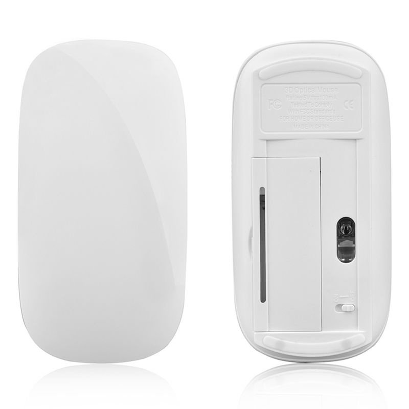 Farfi Ultra-slim 1200DPI 2.4GHz Optical Wireless Touch Mouse for PC Computer Laptop_voghion.com