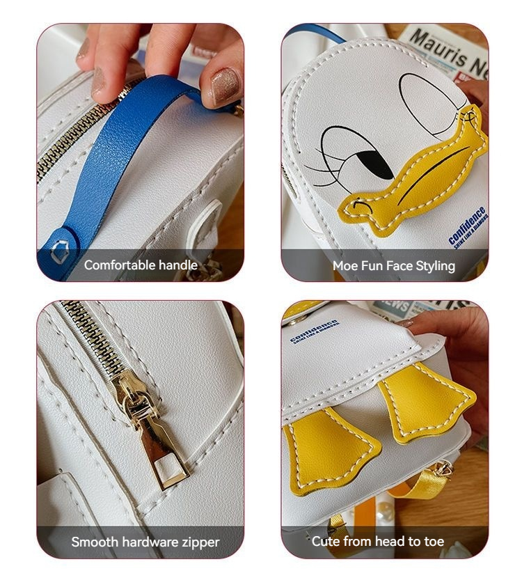 DIY Weiblicher Cartoon, handgemachte gewebte selbstgemachte Materialtasche, süßer Rucksack, Geschenk für Freundin_voghion.com