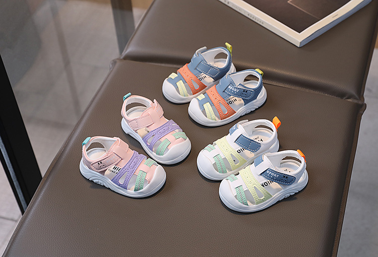 Kinderschuhe Sommer Neue Baby Weiche Sohle Jungen Sandalen Hohl Rutschfeste Kleinkind Schuhe_voghion.com