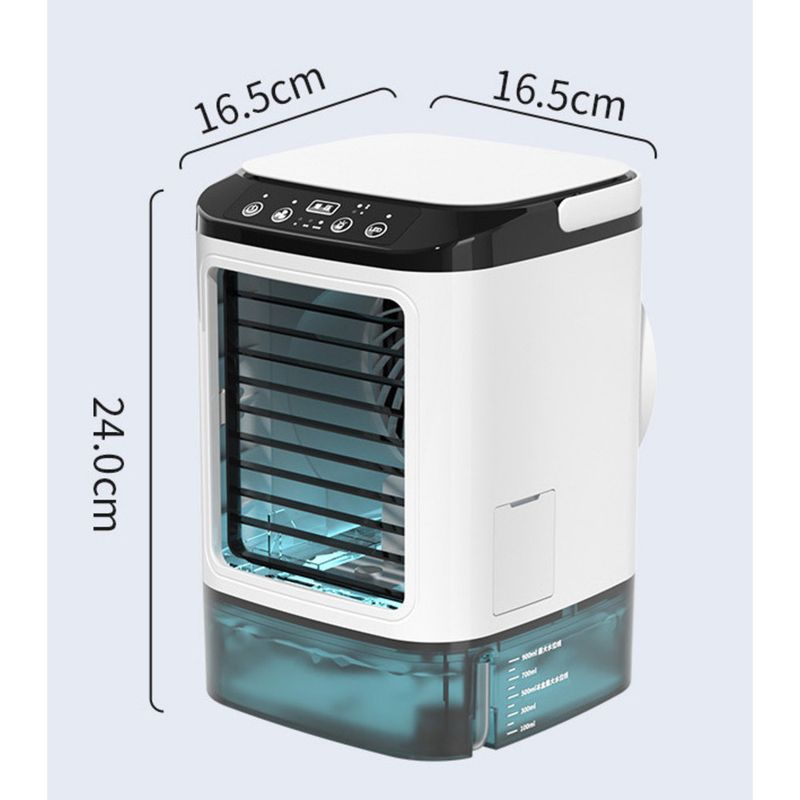 Neu Mini Haushalts Conditioner Fan USB Büro Kühlung Befeuchtung Nebel Tragbare Mobile_voghion.com