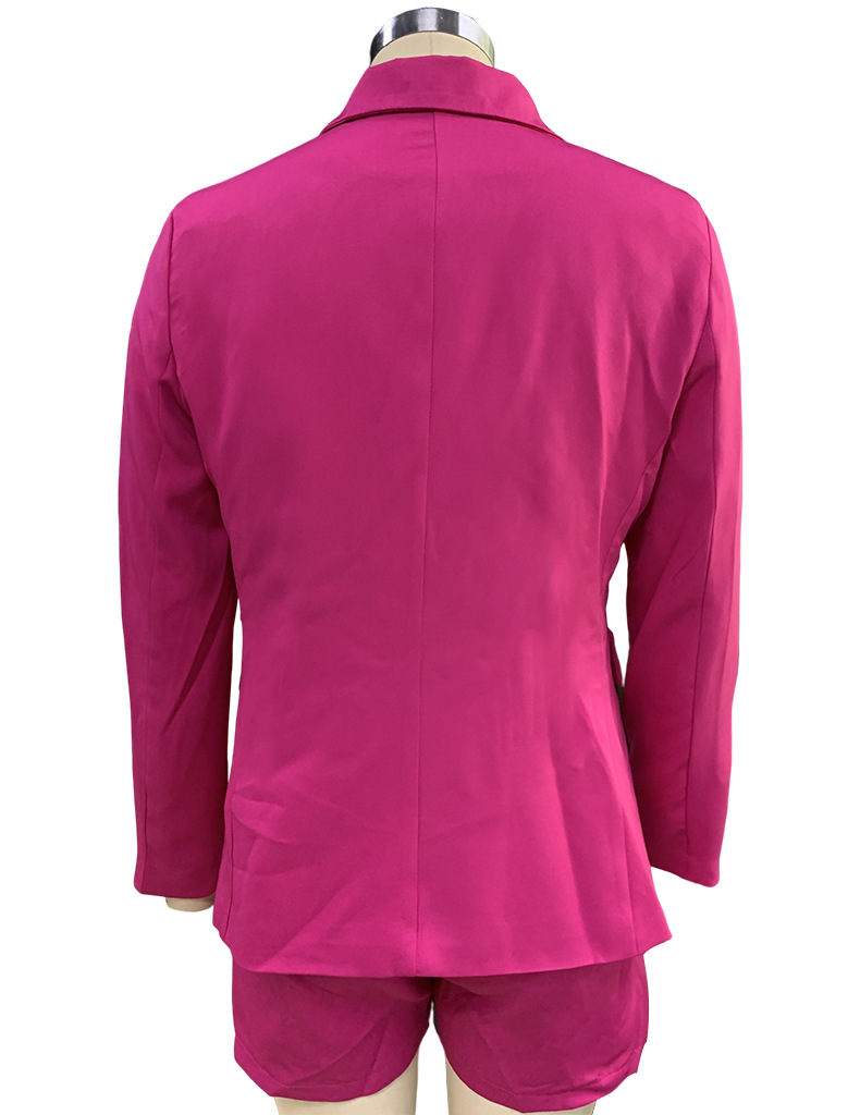 Ensemble deux pièces pour femme, manteau décontracté, short, tempérament_voghion.com