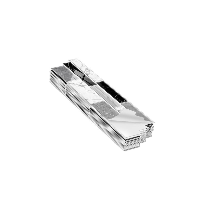 12 pezzi adesivi per piastrelle in cristallo di marmo a forma di mosaico per cucina, bagno, decorazione murale autoadesiva impermeabile_voghion.com