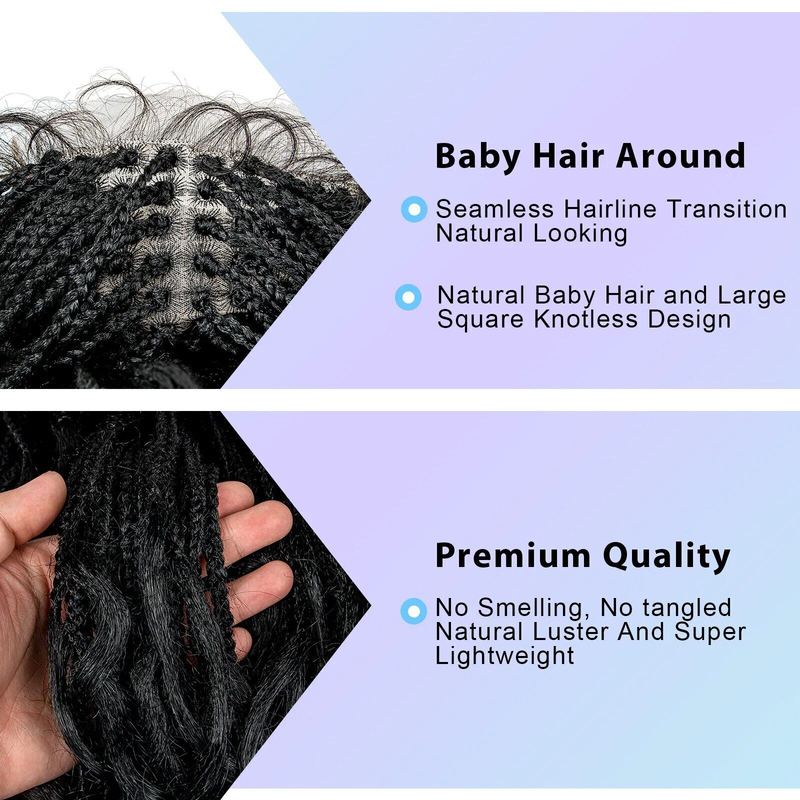 36inch long chemical fiber 9*6 lace braid headband African braid handmade braid with flowers bottom of braid for daily wear, breathable and not stuffy_voghion.com