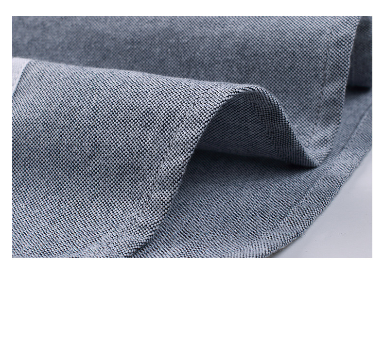 Man's clothing Cotton Oxford long sleeve casual shirt for men fashion_voghion.com