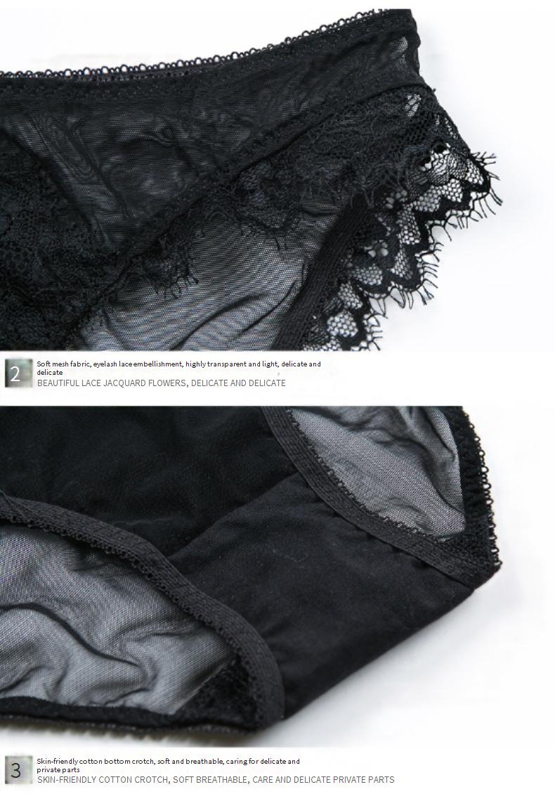 Completo intimo da donna con reggiseno ultrasottile trasparente rosso brillante_voghion.com