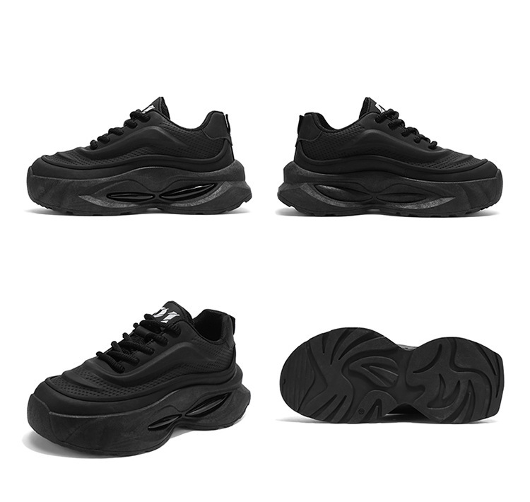 Baskets mode homme - Chaussures légères et antidérapantes pour papa, idéales pour la course à pied et les loisirs. Doublure en maille respirante, semelle épaisse et confortable._voghion.com