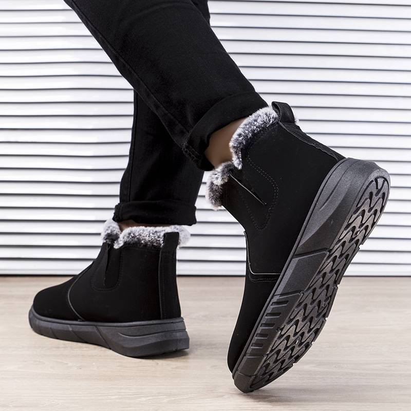 Snow Boots Men 2025-1 Winter Zipper Boots Plus-size Men's Shoes_voghion.com