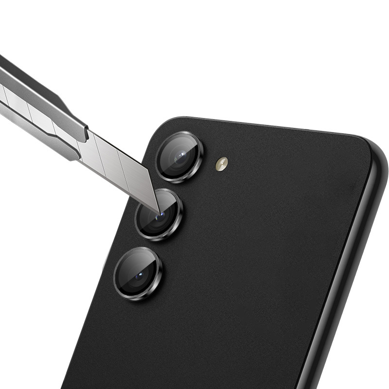 Metall-Objektivringhülle für Samsung S23 Plus, Kameraobjektiv-Displayschutzfolie, Schutzfolie für Samsung Galaxy S23 Plus-Objektivabdeckung_voghion.com