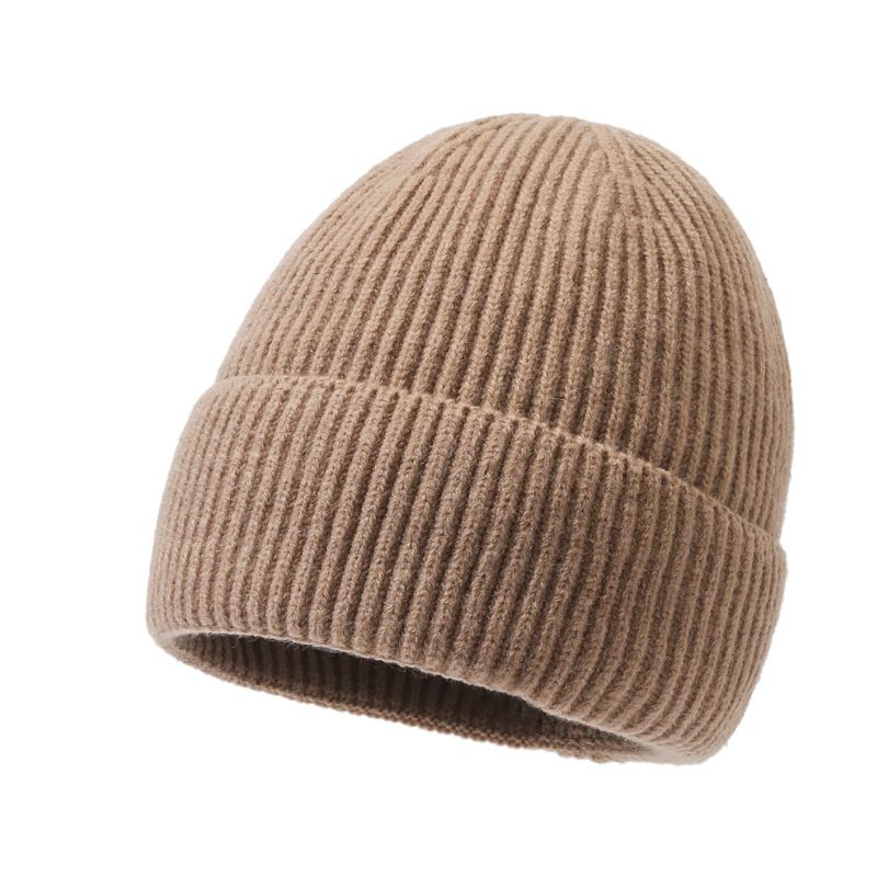 Gestrickte Wollmütze für Herbst und Winter, modisch und vielseitig, kälte- und windabweisend, hippe und coole Mütze_voghion.com