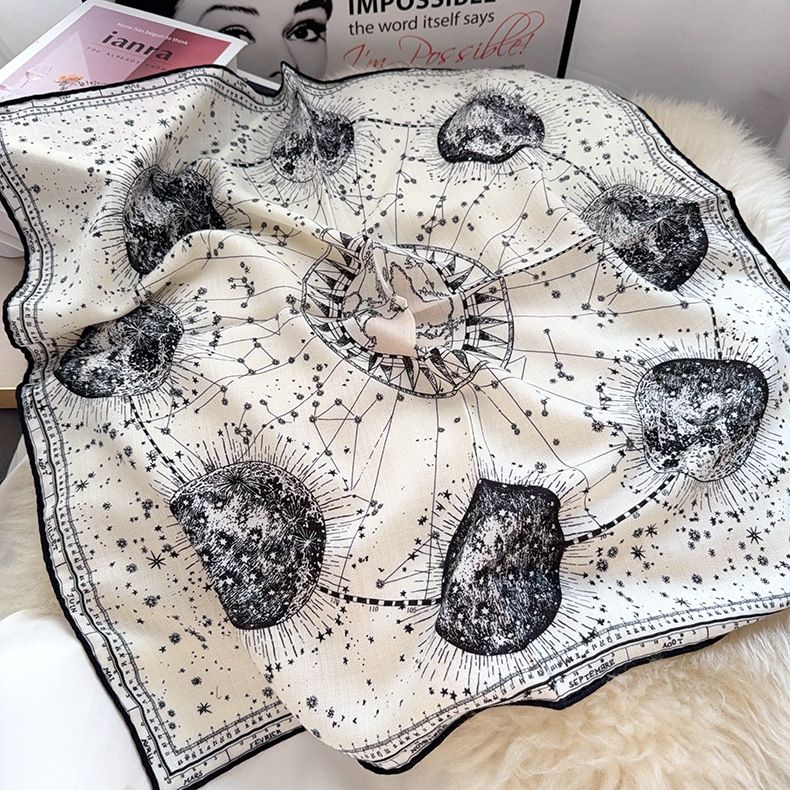 Moda da donna, leggera, lussuosa, semplice, con personalità, in seta e lana, cinese, quadrata, bifacciale, stesso/diverso colore_voghion.com