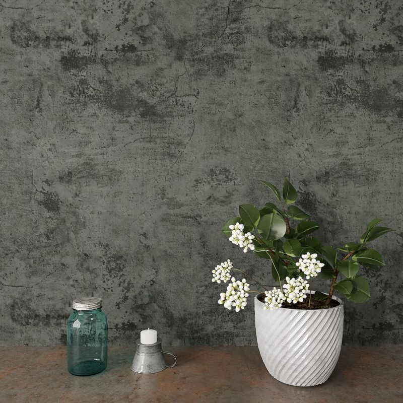 Pellicola decorativa autoadesiva per porte di armadietti, ristrutturazione di pareti e mobili, cambio colore, effetto cemento in stile industriale_voghion.com