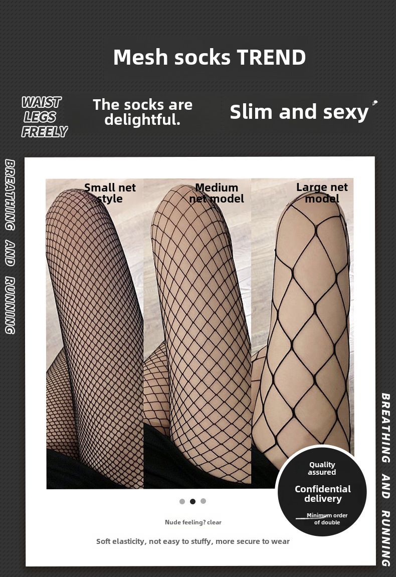 Calze a rete primaverili ed estive da donna, calze a rete lunghe sexy a forma di pesce europee e americane, più diamanti, fabbrica all'ingrosso Yiwu_voghion.com