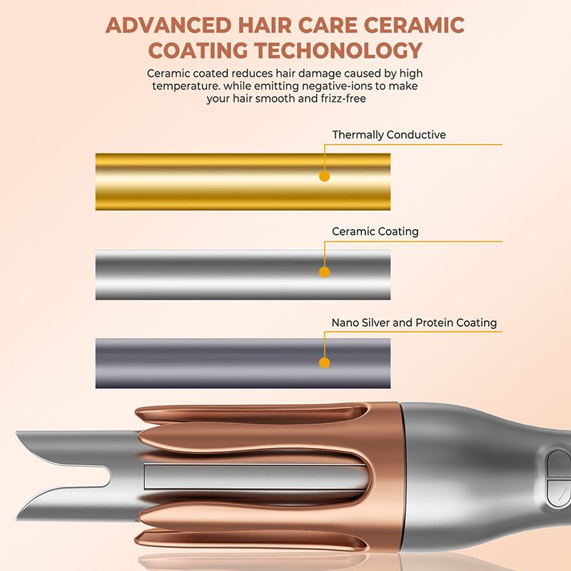 New Automatic Left And Right Iron For Home Use, Lazy Big Wave Constant Temperature Electric Heating Curling Magic Tool_voghion.com