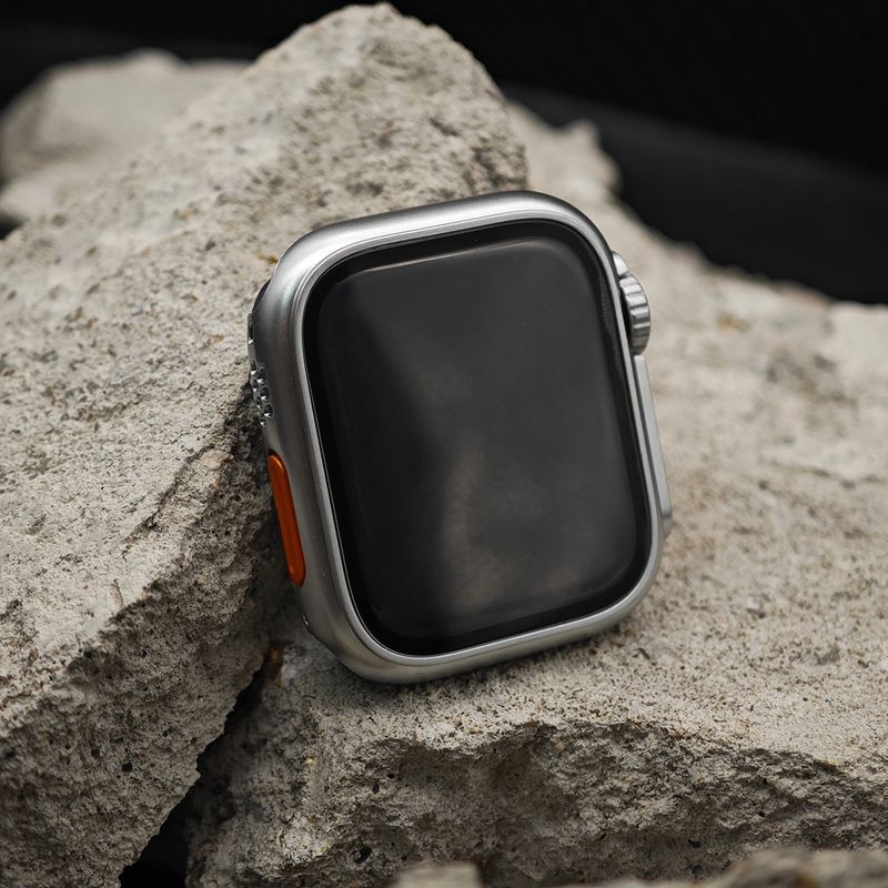 Watchbands Applicable To Iwatch 10/9/8 Ultra2 Stainless Steel Strap +pc All-inclusive Protective Case Set_voghion.com