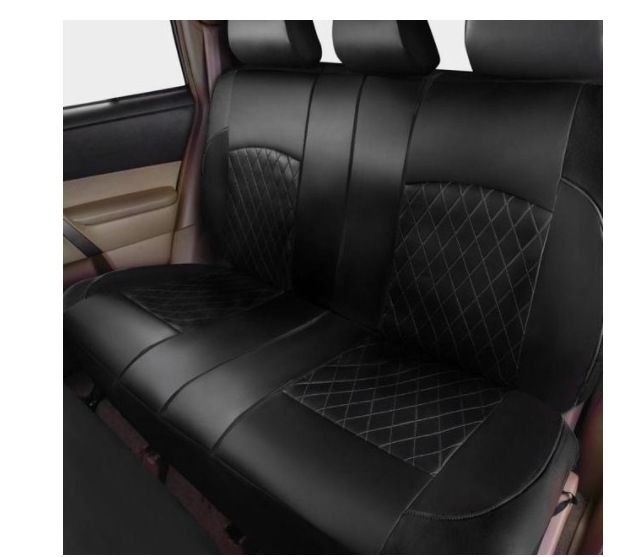 Car seat cover single line quilted bracket leather pu leather_voghion.com