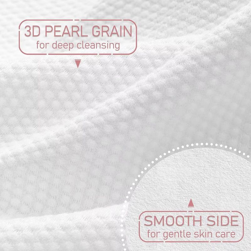 Clean Skin Club XL Ultra-Soft Jednorazowe ręczniki do twarzy - do demakijażu i delikatnego oczyszczania, 50 sztuk_voghion.com