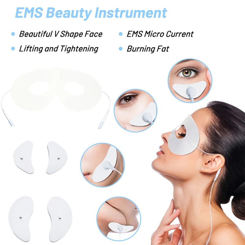 EMS Puls cervical, Schëller, Hals, Taille an zréck elektresch Therapie Gesiicht Massage Apparat mat intelligent Meridian_voghion.com