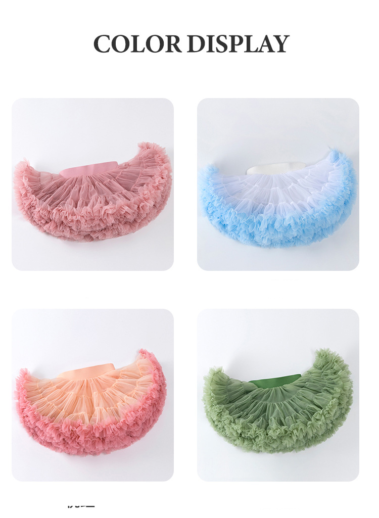 Jupe de princesse en fil doux pour bébé fille, air étranger, un an_voghion.com