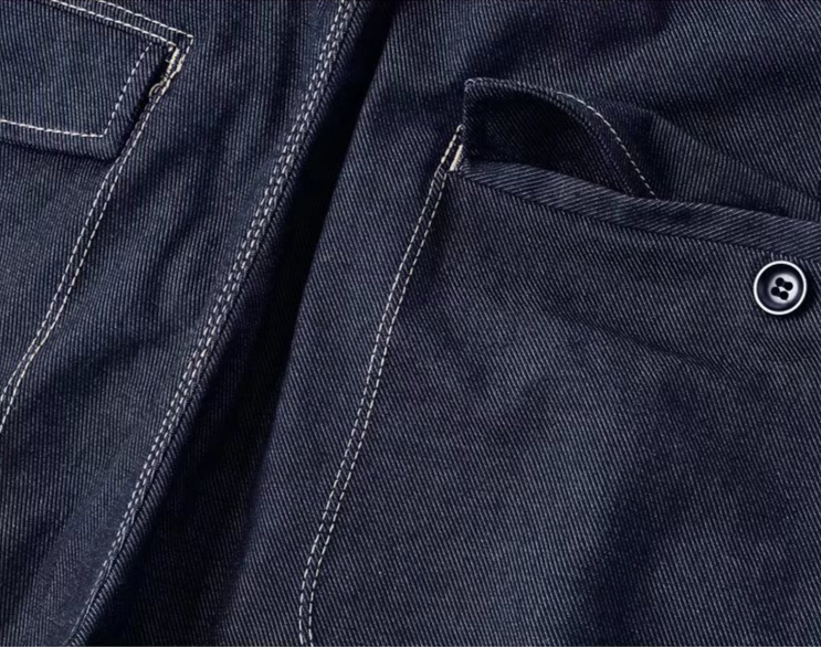 Men's Clothing Spring and Autumn Fashion Waist Drawstring Overalls Casual Versatile Thin Jeans Men's Handsome Retro Temperament Trousers_voghion.com