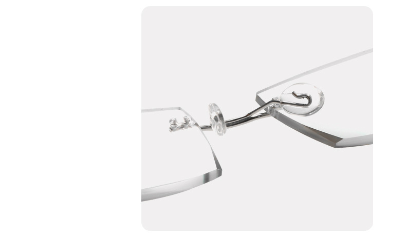 Occhiali da presbiopia unisex con bordo tagliato a luce blu con diamanti e occhiali da presbiopia senza cornice, occhiali da presbiopia per uomo e donna che cambiano colore_voghion.com