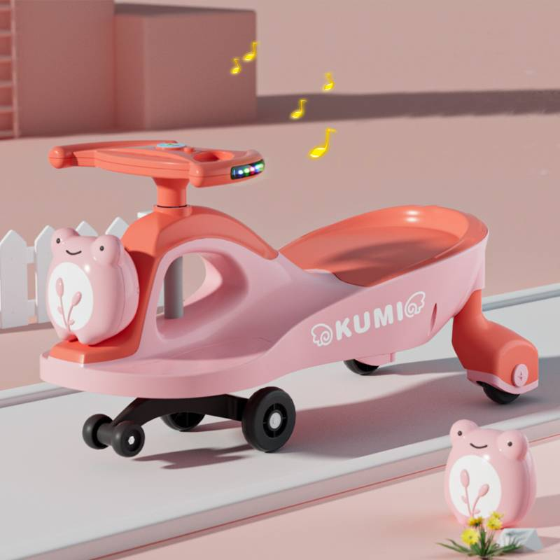 Trottinette à bascule pour enfants, trottinette à bascule pour bébé, roue universelle, supportant la charge, anti-retournement, avec lumière musicale_voghion.com