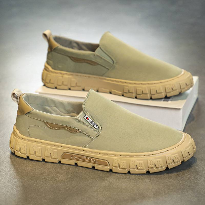 Beliebte bequeme One-Step-Canvas-Schuhe, atmungsaktive Freizeitschuhe für den Außenhandel, niedrige Sportschuhe_voghion.com