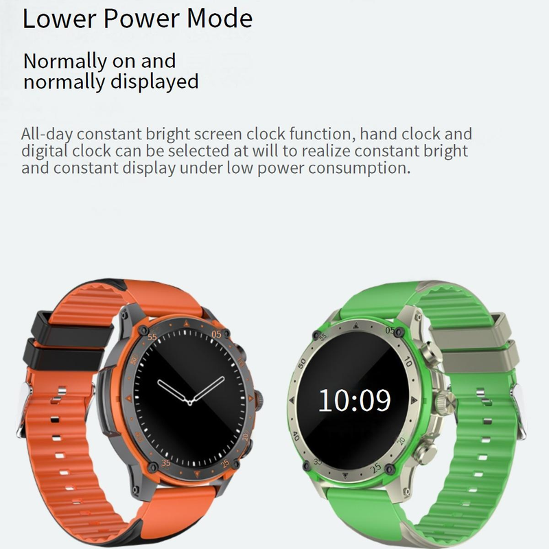 New TS137 smart watch HD AMLOED screen Bluetooth call flashlight heart rate blood pressure blood oxygen exercise_voghion.com