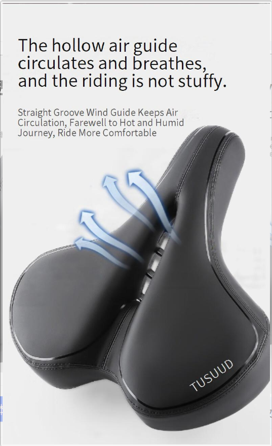 Sport e intrattenimento cuscino super morbido sella per mountain bike comodo cuscino per sella sella per bicicletta allargato morbido_voghion.com
