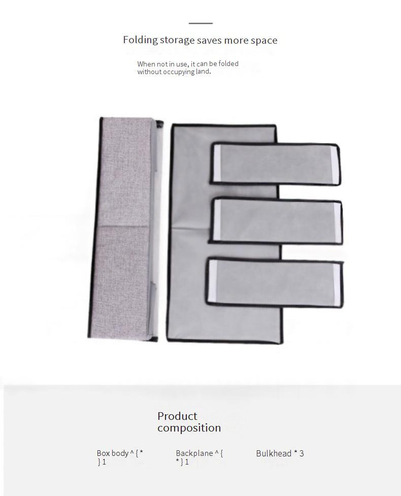 Home Improvement Lanfeng Foldable Compartment Shoe Box Storage Box Thickened Fabric Transparent Shoe Box Dustproof Bed Bottom Shoe Storage Box_voghion.com