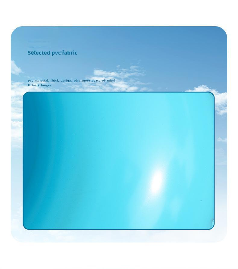Sedia a sdraio gonfiabile a forma di foglia d'acero blu, in PVC di alta qualità, con seduta in rete, galleggiante estivo per adulti, spiaggia, lago, relax_voghion.com