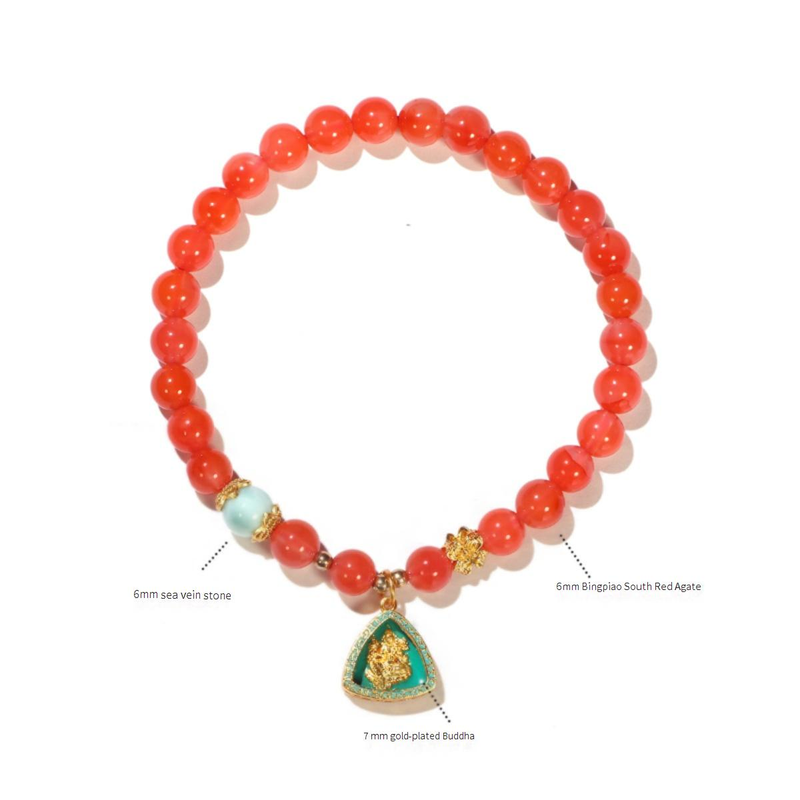 Beaded Bracelets Spring And Summer Fashion Personality Agate Bracelet Beach Holiday Style Bear Hand Woven Beaded Bracelet Hand Jewelry_voghion.com