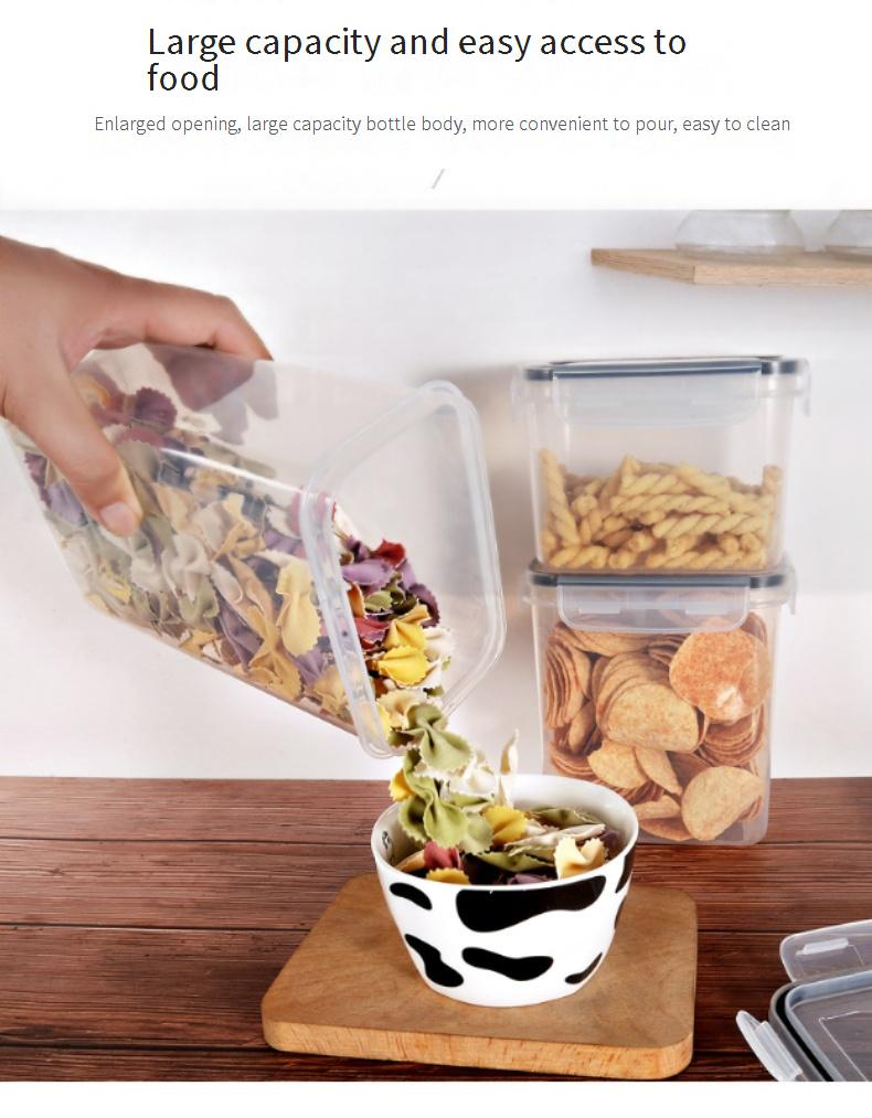 42-Piece BPA-Free Plastic Food Storage Container Set – Airtight Stackable Pantry Organizers For Dry Goods, Spices & Coffee_voghion.com