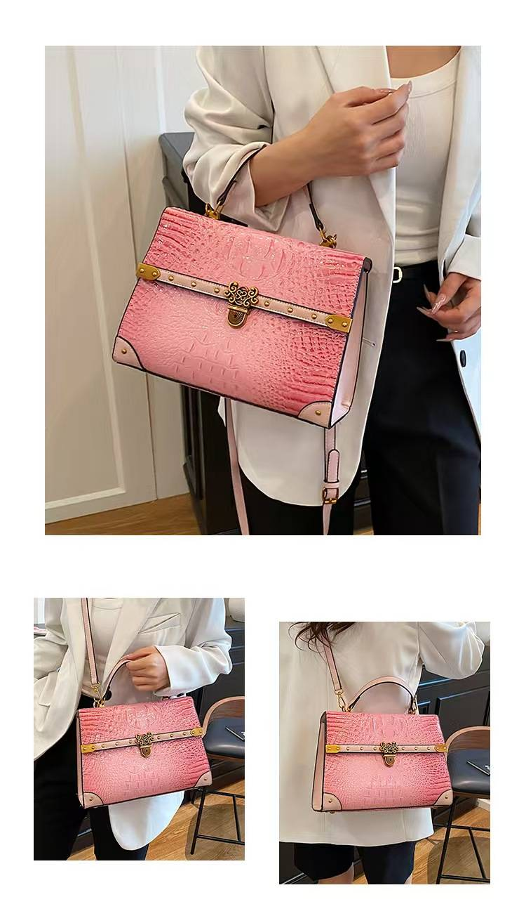 Designer Handbag - 2025 New Model High-end Crocodile-pattern Messenger Bag For Ladies, Crossbody Bag, Shoulder Bag_voghion.com