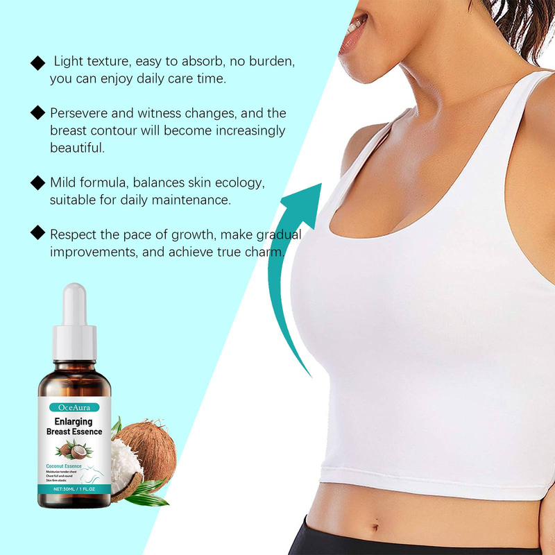 Chest Lifting Serum - Moisturizing, Plumping & Firming Essence For Fuller Breast Curves & Smooth Skin_voghion.com