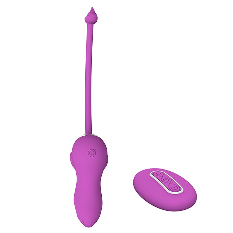 Nuovo telecomando Manno Wireless Jumping Egg Masturbatore femminile Massaggiatore Scossa elettrica in silicone a bassa frequenza Conversione di frequenza Divertimento_voghion.com