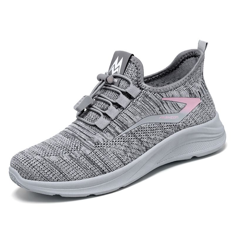 Frühling Neue Atmungsaktive Casual Sport Damen Einzelschuhe_voghion.com