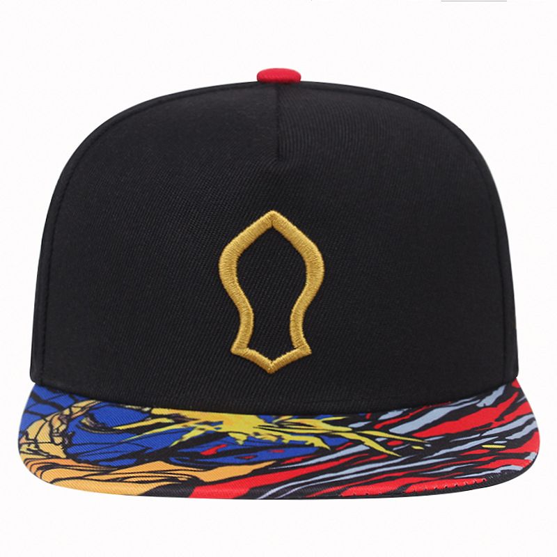 Cappello da baseball con stampa colorata, ricamato musulmano a tesa piatta, stile graffiti hip hop_voghion.com