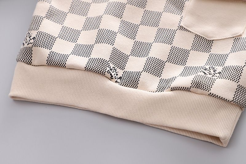 Ropa para madres e hijos, suéter a cuadros, traje de dos piezas, traje infantil de una pieza_voghion.com