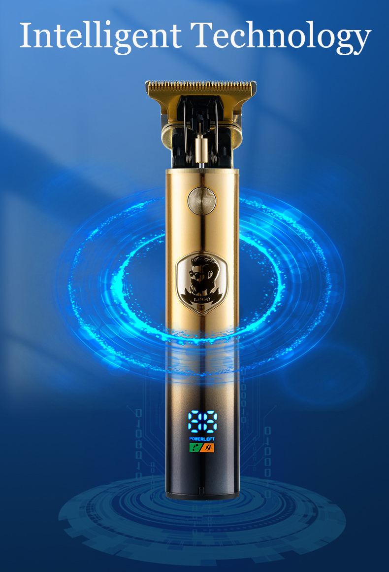 Nuovo tagliacapelli da uomo ricaricabile con display LCD elettrico per tagliare i capelli_voghion.com