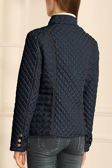 "Giacca trapuntata con cappuccio staccabile – Piumino leggero in poliestere (S-2XL, 7 tonalità vintage)"_voghion.com